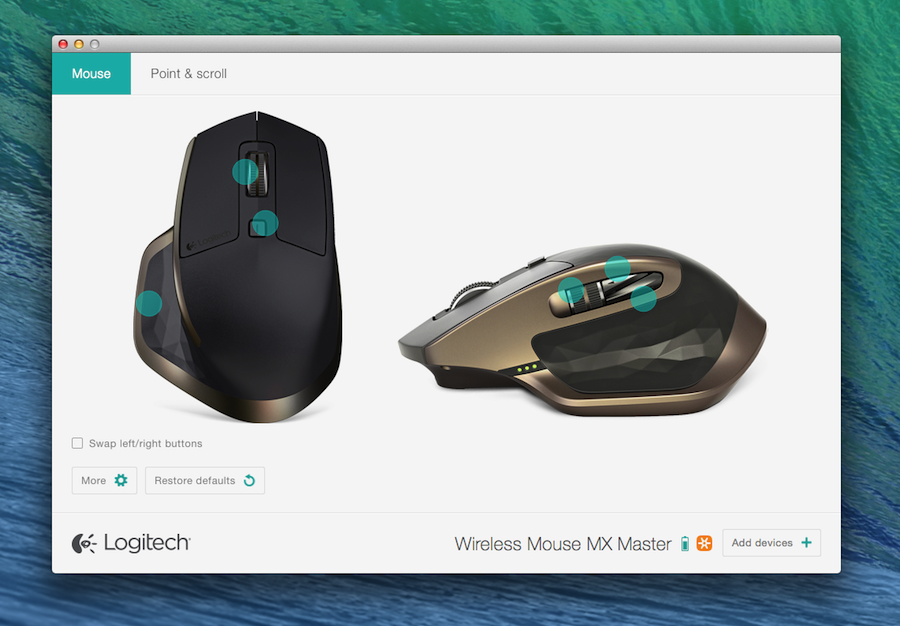 Logitech Options software