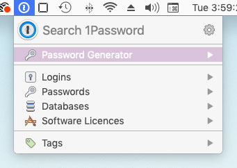 1Passwords status item